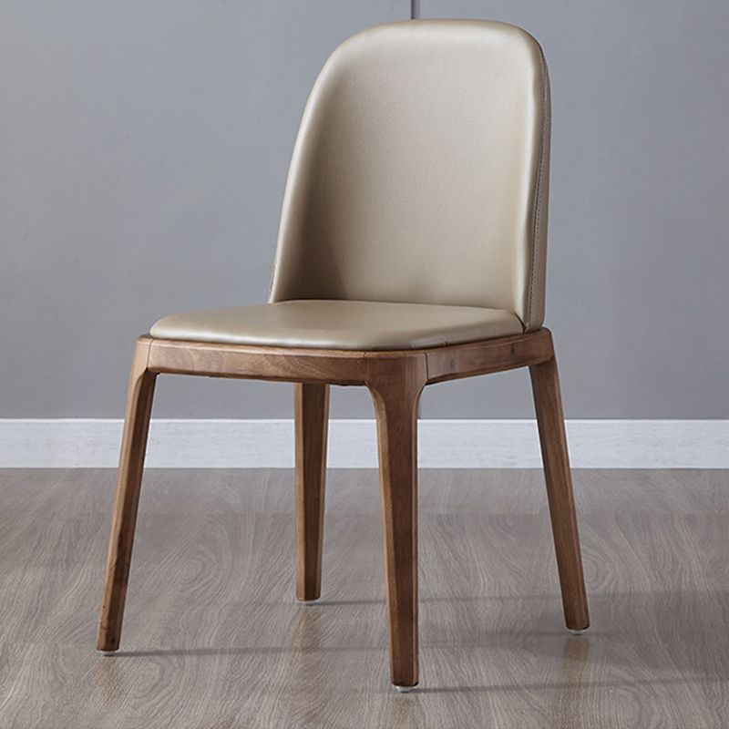 Glam Scandinavian Kitchen Dining Room Wood Chairs Solid Back Side Chair Set Clearhalo ' kitchen&dining_furn' 'Dining Chairs' 'Dining Tables & Seating' 'dining_chair' 'furn' 'furn_dining_chair' 'Furniture' 'furniture_dining_chair' 'Kitchen & Dining Furniture' 'kitchen' 1200x1200_20ad0809-7e2f-4eaf-a606-d0e8a1ded716