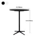 Modern Wood Counter Table with Round Table Top 4-Prong Table - 42" H Clearhalo 'Bar Furniture' 'Bar Tables' 'bar_tables' 'Furniture' 'furniture_bar_tables' 'Kitchen & Dining Furniture' 1200x1200_20ad2d6e-7b63-486d-9894-bc0dc2013056