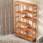 Contemporary Bookcase Open Shelf Bamboo Vertical Shelf Bookcase Clearhalo 'Bookcases' 'furn' 'furn_bookcases' 'Furniture' 'Office Furniture' 1200x1200_20ad6242-d99c-4691-a68d-5647b44764c8
