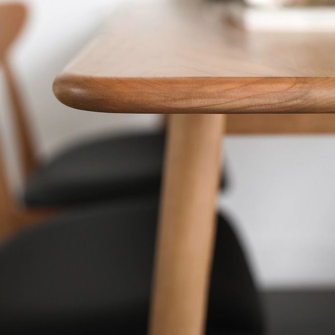Rectangle Contemporary Dining Room Table Ash Solid Wood Table with 4 Legs Clearhalo ' dining_table' 'Dining Tables & Seating' 'Dining Tables' 'furn' 'furn_dining_table' 'Furniture' 'furniture_dining_table' 'Kitchen & Dining Furniture' 'kitchen&dining_furn' 'kitchen' 'kitchen_dining_table' 1200x1200_20adb19c-b281-4a46-8b78-6903e4711fc9
