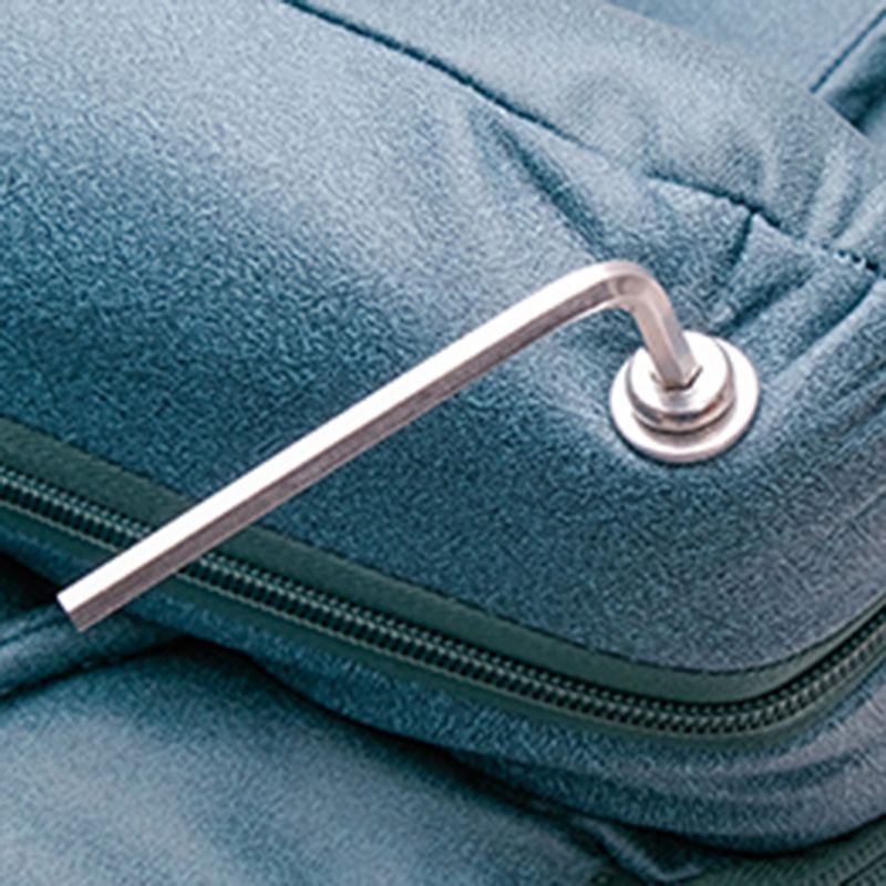 Reclinatura metallica regolabile Recliner Scandinava Recliner Sedia con cuscino