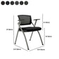 Chaise de conférence contemporaine Black Mesh Seat and Back Task Chair