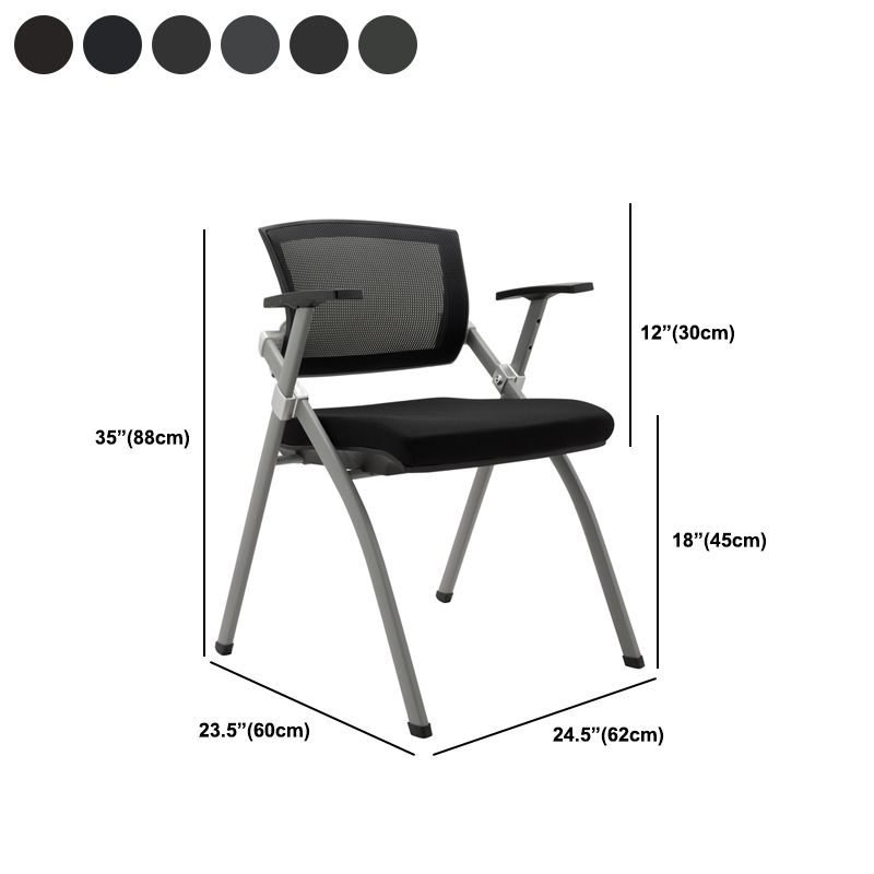 Chaise de conférence contemporaine Black Mesh Seat and Back Task Chair