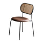 Open Back Side Chair Industrial Armless PU Leather Dining Chairs Clearhalo 'Dining Chairs' 'Dining Tables & Seating' 'dining_chair' 'furn' 'furn_dining_chair' 'Furniture' 'Kitchen & Dining Furniture' 1200x1200_20b44109-3e8f-491a-8080-f1f234ca2f22