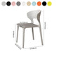 Glam Style Dining Chairs Plastic Dining Armless Side Chair for Kitchen Clearhalo ' kitchen&dining_furn' 'Dining Chairs' 'Dining Tables & Seating' 'dining_chair' 'furn' 'furn_dining_chair' 'Furniture' 'furniture_dining_chair' 'Kitchen & Dining Furniture' 'kitchen' 1200x1200_20b731e5-d722-43dd-86d6-bba6def0ab8c
