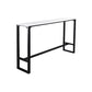 Industrial Rectangle Top Counter Table Stone Top 42-inch Height Table for Coffee Shop Clearhalo 'Bar Furniture' 'Bar Tables' 'bar_tables' 'furn' 'furn_bar_tables' 'Furniture' 'furniture_bar_tables' 'Kitchen & Dining Furniture' 1200x1200_20b7996d-5447-461f-a0af-12b35bda83da