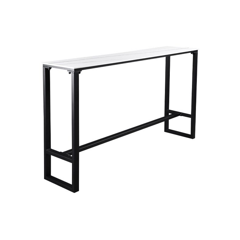 Industrial Rectangle Top Counter Table Stone Top 42-inch Height Table for Coffee Shop Clearhalo 'Bar Furniture' 'Bar Tables' 'bar_tables' 'furn' 'furn_bar_tables' 'Furniture' 'furniture_bar_tables' 'Kitchen & Dining Furniture' 1200x1200_20b7996d-5447-461f-a0af-12b35bda83da