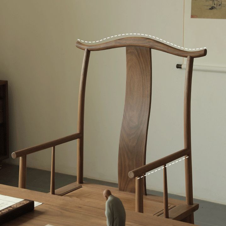 Traditional Kitchen Dining Chair High Back Solid Wood Dining Chair Clearhalo 'Dining Chairs' 'Dining Tables & Seating' 'dining_chair' 'furn' 'furn_dining_chair' 'Furniture' 'Kitchen & Dining Furniture' 1200x1200_20ba1c78-68cf-4fae-8785-142f899b6010