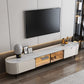 Console multimediale contemporanea Supporto multimediale per TV in pietra con 2 cassetti