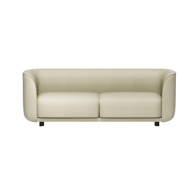 Kunstledertuxedo Armsofa zeitgenössischer, enger Rückenstandard -Sofa