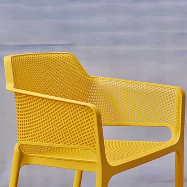 Scandinavian Plastic Dining Arm Chairs Stackable Indoor Dining Armchairs Clearhalo ' kitchen&dining_furn' 'Dining Chairs' 'Dining Tables & Seating' 'dining_chair' 'furn' 'furn_dining_chair' 'Furniture' 'furniture_dining_chair' 'Kitchen & Dining Furniture' 'kitchen' 1200x1200_20c05ddf-69a6-4e7e-b343-bc26145ea9e1