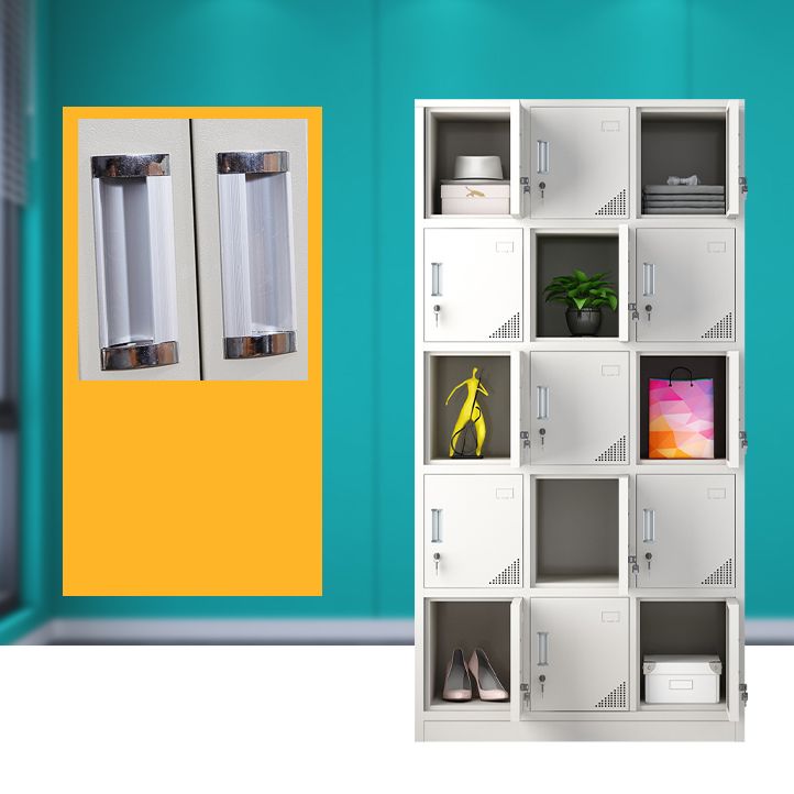 Scharnierende eigentijdse garderobe kast metalen garderobe armoire voor thuis