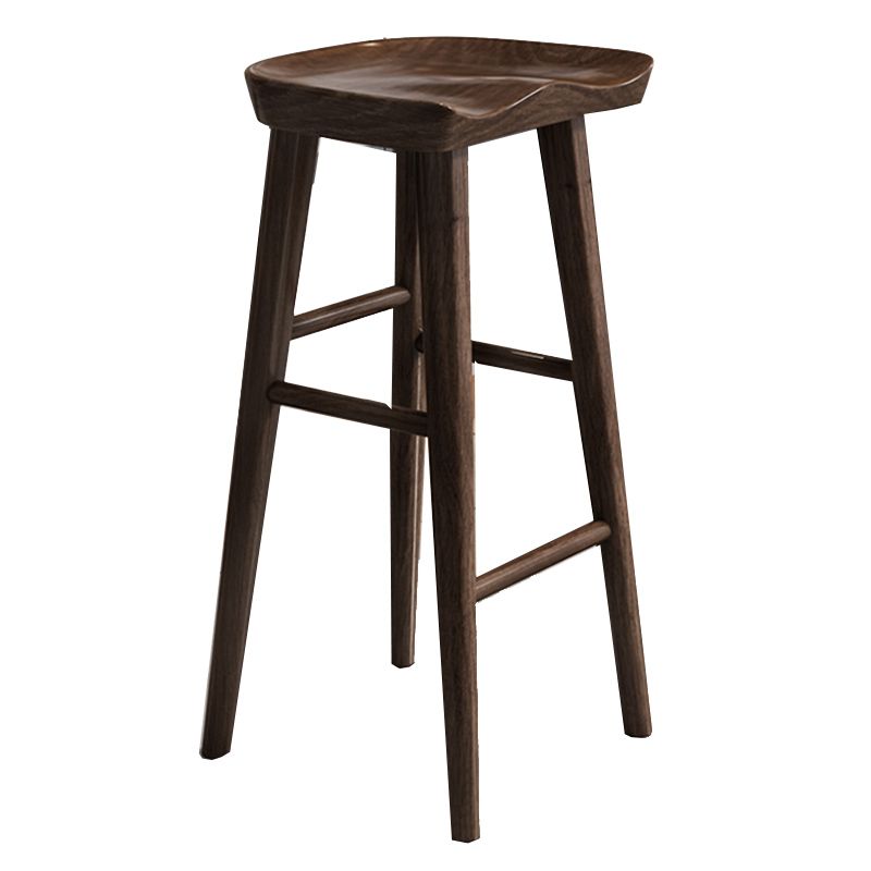 Industrial Solid Wood Bar Stool Backless Counter Stool for Restaurant and Bristol Clearhalo 'Bar Furniture' 'Bar Stools' 'bar_stools' 'furn' 'furn_bar_stools' 'Furniture' 'Kitchen & Dining Furniture' 1200x1200_20c53c49-4384-4c51-a1db-ba58dad298bf