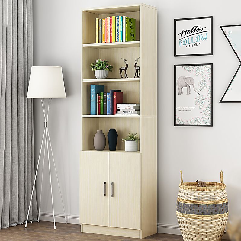 Manufactured Wood Standard Bookshelf Contemporary Closed Back Vertical Bookshelf Clearhalo 'Bookcases' 'Furniture' 'furniture_bookcases' 'Office Furniture' 1200x1200_20c5b81f-b5c0-433b-90ce-6f715a04d737
