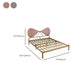 Metal and Upholstered Bed Frame with Metal Legs Open-Frame Bed in Gold Clearhalo 'Bedroom Furniture' 'Beds' 'furn' 'furn_beds' 'Furniture' 1200x1200_20cc9a1a-4b83-4058-b199-74f5805a3dc1