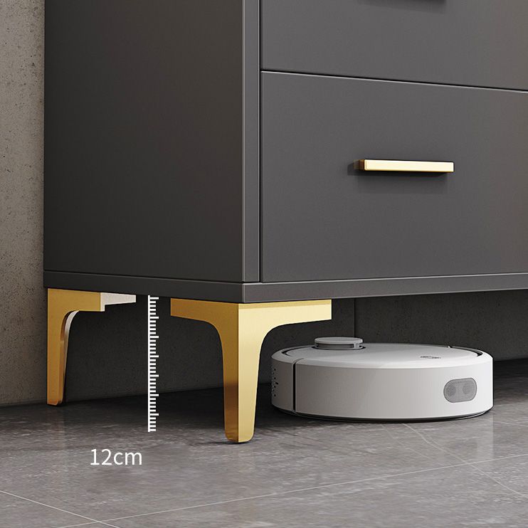 Glam Credenza Adjustable Shelving Wood Side Board with Cabinets and Drawers Clearhalo 'buffet_sideboard' 'Buffets & Sideboards' 'furn' 'furn_buffet_sideboard' 'Furniture' 'Kitchen & Dining Furniture' 1200x1200_20ccb5f4-13a5-4d98-8c10-44b083624134