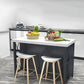 Contemporary Marble Kitchen Trolley Stationary Kitchen Trolley with Drawer Clearhalo 'furn' 'furn_kitchen_islands_carts' 'Furniture' 'Kitchen & Dining Furniture' 'Kitchen Islands & Carts' 'kitchen_islands_carts' 1200x1200_20ce8377-9df9-46db-8be9-e533444661a7