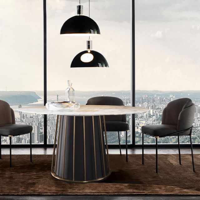 Contemporary Kitchen Chair Armless Side Chair with Metal Legs Clearhalo ' kitchen&dining_furn' 'Dining Chairs' 'Dining Tables & Seating' 'dining_chair' 'furn' 'furn_dining_chair' 'Furniture' 'furniture_dining_chair' 'Kitchen & Dining Furniture' 'kitchen' 1200x1200_20cf8886-cc63-4960-b38e-31f97784926e