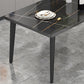 Minimalist Kitchen Rectangle Dining Table Sintered Stone Standard Dining Table with 4 Legs Base Clearhalo ' dining_table' 'Dining Tables & Seating' 'Dining Tables' 'furn' 'furn_dining_table' 'Furniture' 'furniture_dining_table' 'Kitchen & Dining Furniture' 'kitchen&dining_furn' 'kitchen' 'kitchen_dining_table' 1200x1200_20d093a1-fdc8-48b8-980c-1ce2a2a76f77