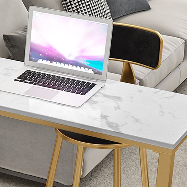 Traditional Luxury Bar Table Rectangle Stone Bar Table with Trestle Base Clearhalo 'Bar Furniture' 'Bar Tables' 'bar_tables' 'furn' 'furn_bar_tables' 'Furniture' 'furniture_bar_tables' 'Kitchen & Dining Furniture' 1200x1200_20d20602-e785-4016-b722-d844ed3de326