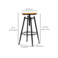 Solid Wood Counter Stool Industrial Adjustable Height Stool for Living Room Clearhalo 'Bar Furniture' 'Bar Stools' 'bar_stools' 'furn' 'furn_bar_stools' 'Furniture' 'Kitchen & Dining Furniture' 1200x1200_20d2674e-727b-4528-a226-ec530d014bee