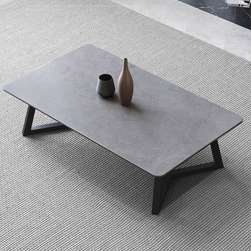 Tavolino rettangolare in ardesia tavolino ornato per soggiorno