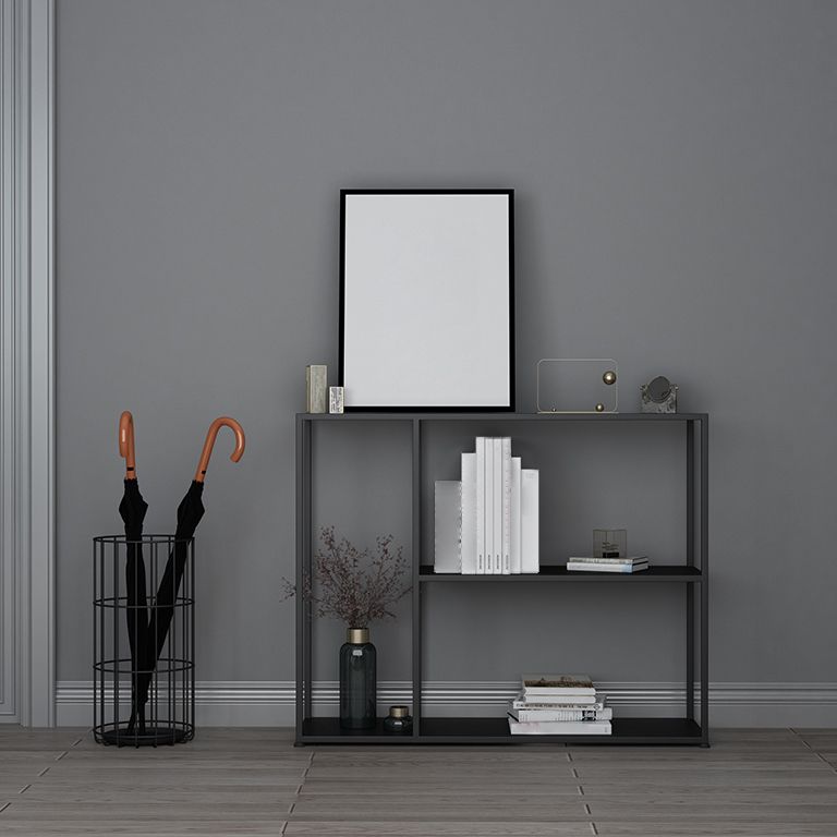 Etagere Metal Bookshelf Industrial Open Back Storage Bookcase Clearhalo 'Bookcases' 'furn' 'furn_bookcases' 'Furniture' 'Office Furniture' 1200x1200_20d3a0c8-86bd-4115-8c89-d2ebd296461c