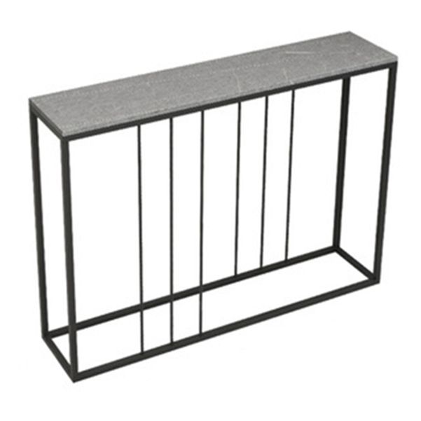 Modern Rectangle Console Table 31.5-inch Tall Iron Accent Table