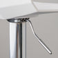 Industrial Backrest Armless Counter Stool Adjustable Iron Stool with Plastic Cushion