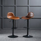 Scandinavian Adjustable Height Bar Stool Faux Leather Footrest Bar Stool Clearhalo 'Bar Furniture' 'Bar Stools' 'bar_stools' 'furn' 'furn_bar_stools' 'Furniture' 'Kitchen & Dining Furniture' 1200x1200_20d55f1b-e5dd-4b42-aaab-6eb5479fd591