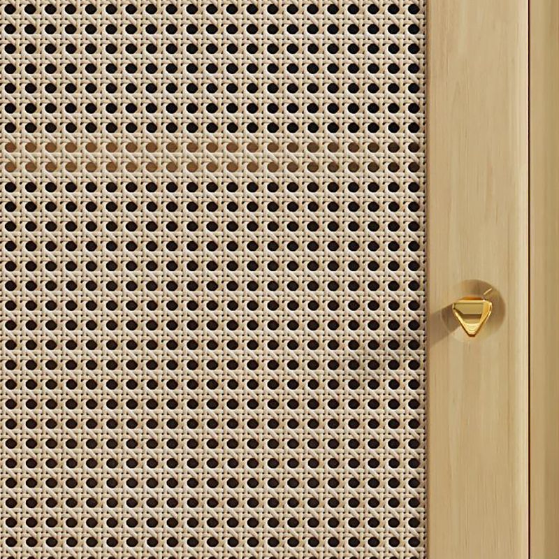 42.51" Tall 2 - Drawer Accent Cabinet Modern 3 - Door Cabinet Clearhalo 'Cabinets & Chests' 'cabinets_chests' 'furn' 'furn_cabinets_chests' 'Furniture' 'Living Room Furniture' 1200x1200_20d844f8-36cf-4146-afb8-4dae9ef5c7fd