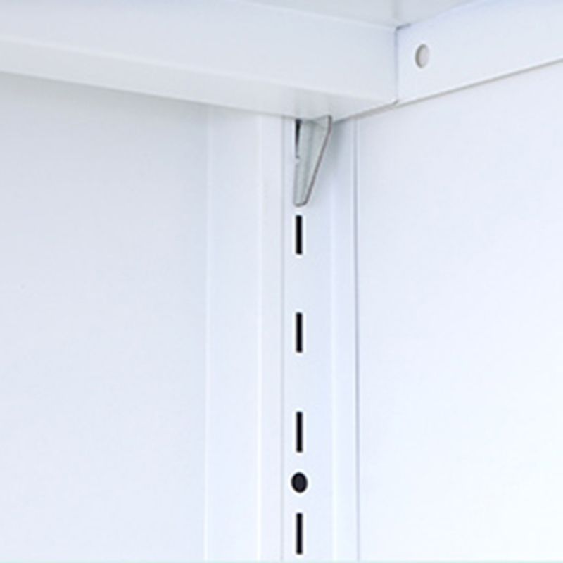 Contemporary Storage Cabinet Antique Finish Side Cabinet with Glass Paned Clearhalo 'Cabinets & Chests' 'cabinets_chests' 'furn' 'furn_cabinets_chests' 'Furniture' 'Living Room Furniture' 1200x1200_20d8f4dc-53ca-470e-ac50-0e5cd03d4e21