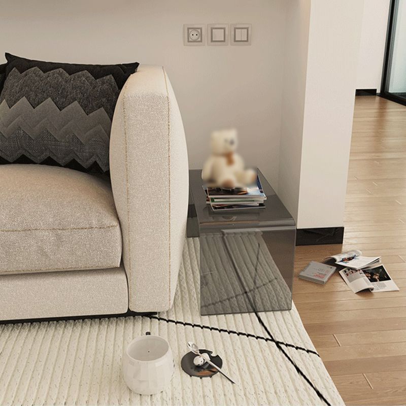 Tavolo laterale di accento di stile modernistico a forma rettangolare tavolo da estremità in plastica