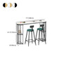 Light Luxury Oval Bar Table Stone Top Metal Pedestal Pub Table for Dining Room Clearhalo 'Bar Furniture' 'Bar Tables' 'bar_tables' 'Furniture' 'furniture_bar_tables' 'Kitchen & Dining Furniture' 1200x1200_20daa289-35f1-40cd-a53a-6aad0f76132a