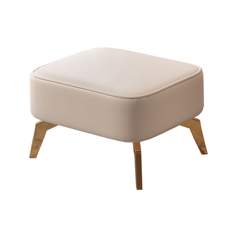 Glamour à bascule en métal rembourré avec chaise à bascule de siège rembourré en feuillette