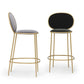 Contemporary Backrest Bar Stools Metal Barstool with Gold Legs Clearhalo 'Bar Furniture' 'Bar Stools' 'bar_stools' 'furn' 'furn_bar_stools' 'Furniture' 'Kitchen & Dining Furniture' 1200x1200_20dfc65c-5c07-4e98-b953-a3a77cd21f09
