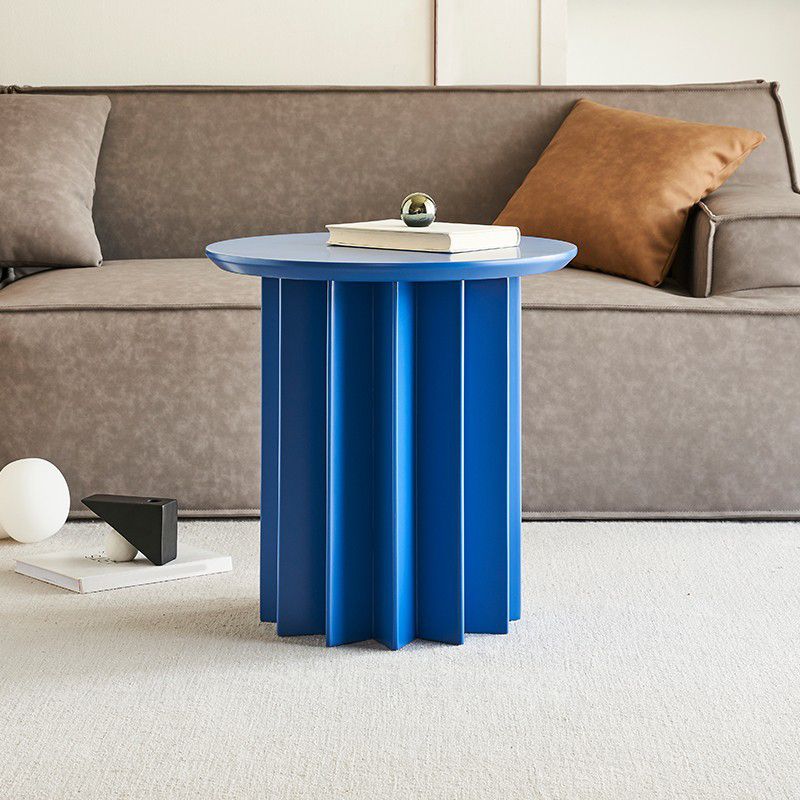 Tableau latérale en bois massif rond scandinave rond