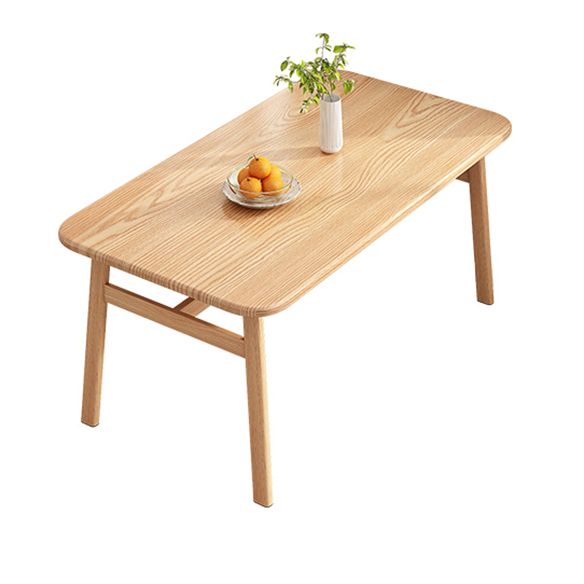 Contemporary Light Brown MDF Top Dining Set Rectangle Shape Kitchen Dining Set with 4 Legs Base Clearhalo 'Dining Room Sets' 'Dining Tables & Seating' 'dining_room_set' 'furn' 'furn_dining_room_set' 'Furniture' 'furniture_dining_room_set' 'Kitchen & Dining Furniture' 'kitchen&dining_furn' 'kitchen' 1200x1200_20e1c203-18a3-406c-a07d-a3eef32f893f