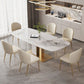 Luxury Sintered Stone Top Dining Set Rectangle 1/2/5/7 Pieces Kitchen Table with Chairs Clearhalo 'Dining Room Sets' 'Dining Tables & Seating' 'dining_room_set' 'furn' 'furn_dining_room_set' 'Furniture' 'furniture_dining_room_set' 'Kitchen & Dining Furniture' 1200x1200_20e2d1cc-895d-4119-b442-9b01fde28de8