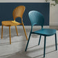 Plastic Scandinavian Dining Room Chair Kitchen Open Back Side Chair Clearhalo ' kitchen&dining_furn' 'Dining Chairs' 'Dining Tables & Seating' 'dining_chair' 'furn' 'furn_dining_chair' 'Furniture' 'furniture_dining_chair' 'Kitchen & Dining Furniture' 'kitchen' 1200x1200_20e3717e-3cfb-4262-b9c9-1412a4e6ed62