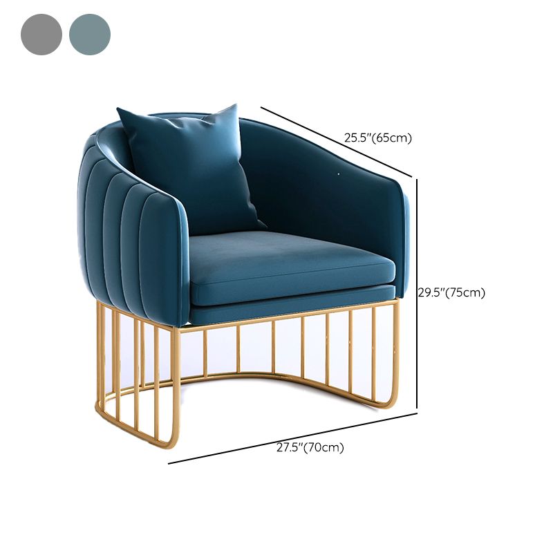 Tessitura contemporanea di divano di divano inclinata braccio stretto divano posteriore