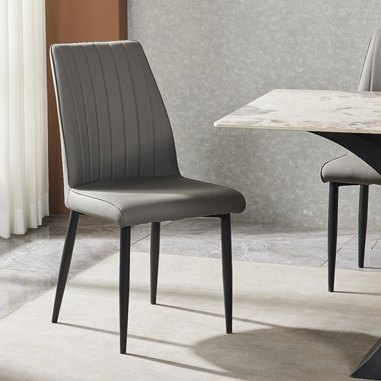 Contemporary Style Upholstered Dining Side Chair Solid Back Armless Chair for Home Use Clearhalo ' kitchen&dining_furn' 'Dining Chairs' 'Dining Tables & Seating' 'dining_chair' 'furn' 'furn_dining_chair' 'Furniture' 'furniture_dining_chair' 'Kitchen & Dining Furniture' 'kitchen' 1200x1200_20e5ee1d-bce9-4f61-94fd-cd186ba016af