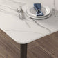 Traditional Luxury Rectangle Dining Table Sintered Stone Table with 4 Legs for Dining Room Clearhalo ' dining_table' 'Dining Tables & Seating' 'Dining Tables' 'Furniture' 'furniture_dining_table' 'Kitchen & Dining Furniture' 'kitchen&dining_furn' 'kitchen' 'kitchen_dining_table' 1200x1200_20e9c979-d197-42e5-b63a-558216a4867c