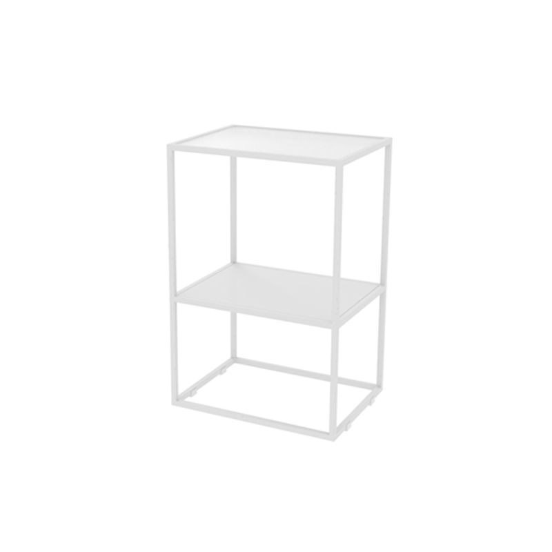 Comobilismo industriale in vetro da comodino da comodino per camera da letto