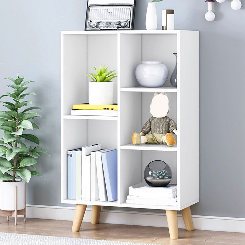 Closed Back Engineered Wood Shelf Bookcase Contemporary Bookshelf for Study Room Clearhalo 'Bookcases' 'furn' 'furn_bookcases' 'Furniture' 'Office Furniture' 1200x1200_20ead8c5-fff5-493d-b852-c8fb8710e63b