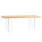 RECTANGE DOUBLE TABLE DE PIETLESTAL
