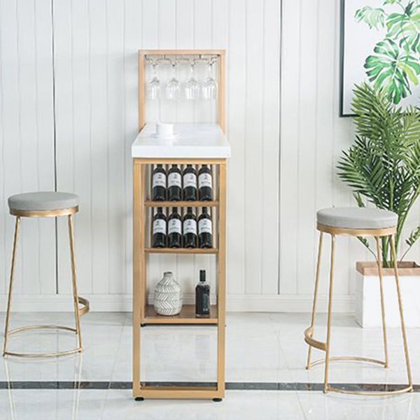 Bar Height Pub Table Glam Rectangle Solid Wood Bar Table with Storage Clearhalo 'Bar Furniture' 'Bar Tables' 'bar_tables' 'furn' 'furn_bar_tables' 'Furniture' 'Kitchen & Dining Furniture' 1200x1200_20eb5f24-b7a7-43ba-9b43-c6795e596930