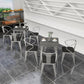 Industrial Sintered Stone Dinner Room Kitchen Table Black Table with Grey Frame for Dining Room Clearhalo ' dining_table' 'Dining Tables & Seating' 'Dining Tables' 'furn' 'furn_dining_table' 'Furniture' 'furniture_dining_table' 'Kitchen & Dining Furniture' 'kitchen&dining_furn' 'kitchen' 'kitchen_dining_table' 1200x1200_20ebee3c-03bc-4322-bc79-8ff118fbcaa0