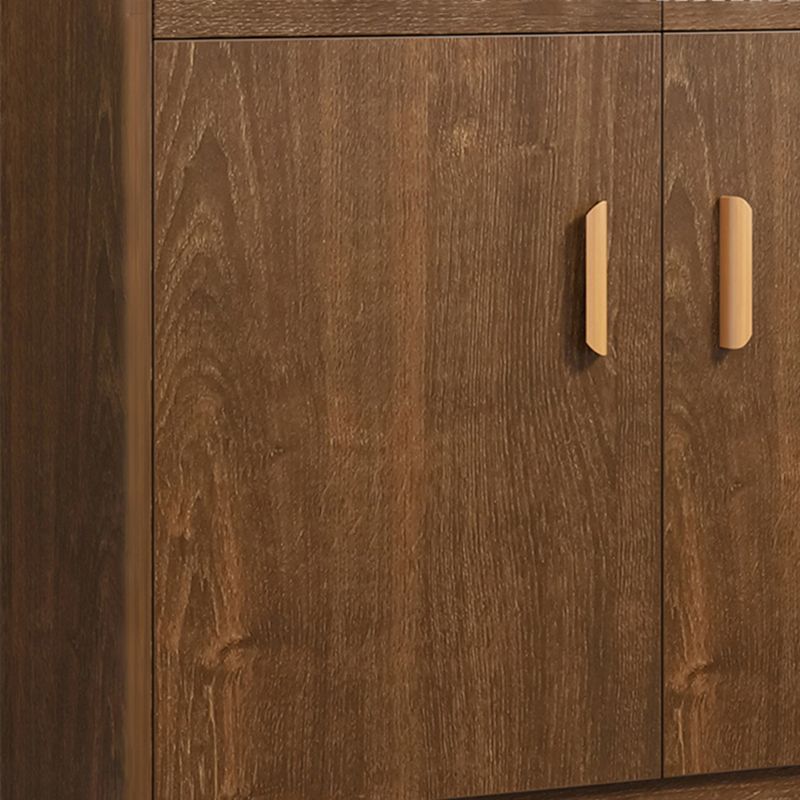 Contemporary Style Buffet Sideboard Wood Sideboard with Cabinets and Drawer Clearhalo 'buffet_sideboard' 'Buffets & Sideboards' 'furn' 'furn_buffet_sideboard' 'Furniture' 'Kitchen & Dining Furniture' 1200x1200_20ec4a24-1b0e-471c-8954-6ad219d865ec