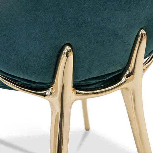 Silla de comedor sólida sin brazo sólida de estilo de lujo para comedor para comedor